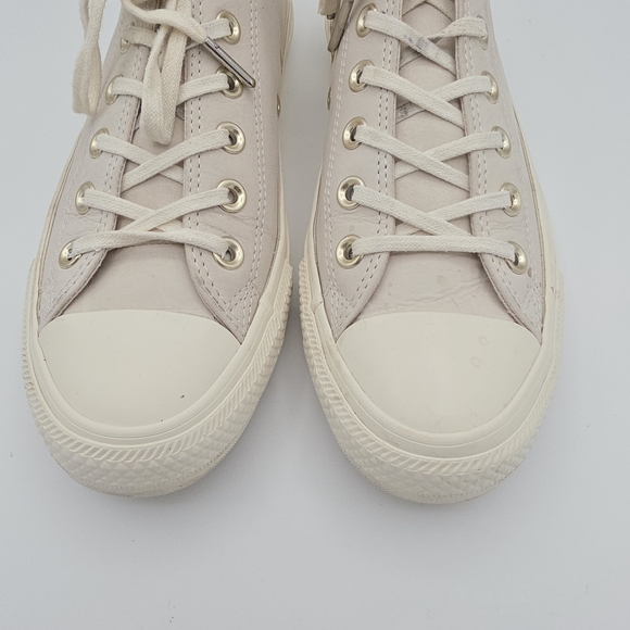 Converse All Star Blocked Nubuck CTAS Ox Egret Driftwood Light Grey Unisex 6M|8W - Picture 4 of 12